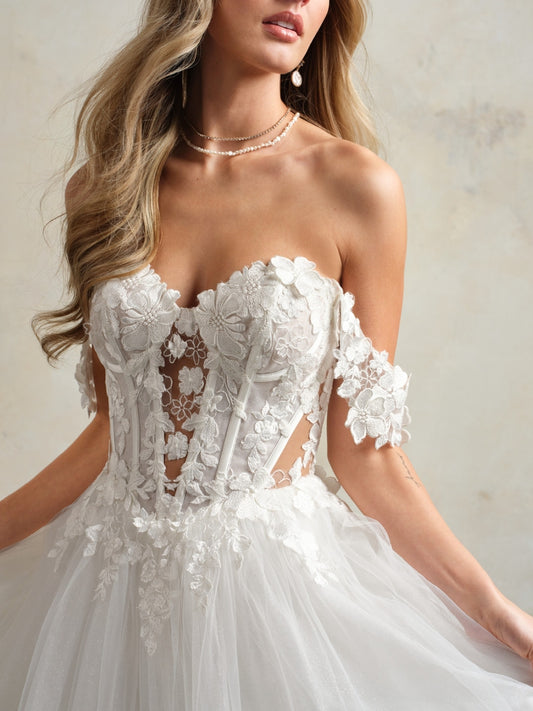 Angelette Detachable Cap Sleeves by Maggie Sottero