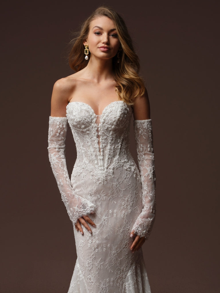 Bellevue Royale Detachable Sleeves by Maggie Sottero
