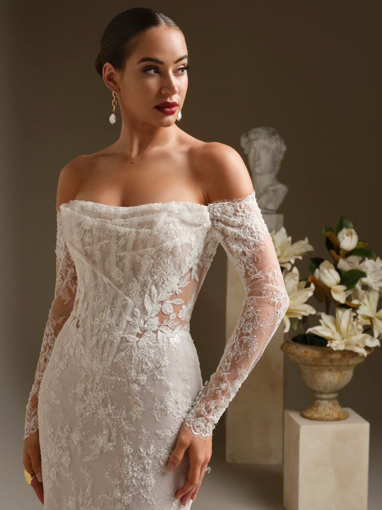 Dublin Detachable Long Sleeves by Sottero and Midgley – Bridal Closet