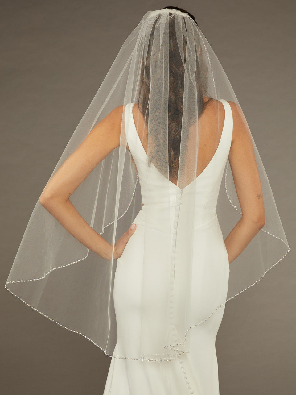 V2480SFWF- Single Tier Waterfall Veil