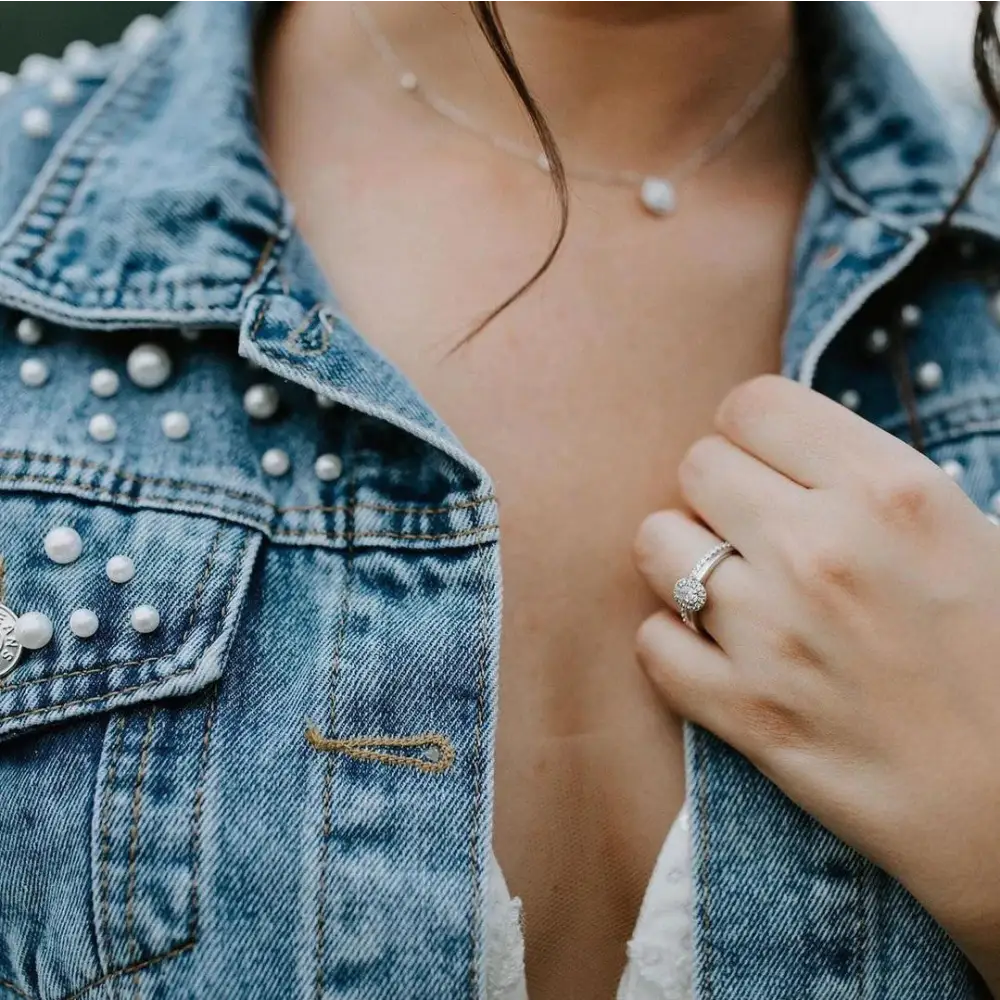 Studded Pearl Bridal Jacket by Heirloom - Jackets