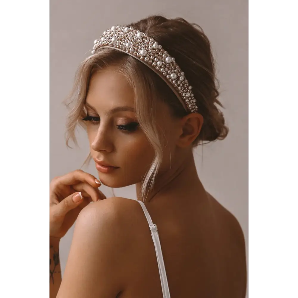 Heirloom Aria Pearl Headband - HB007