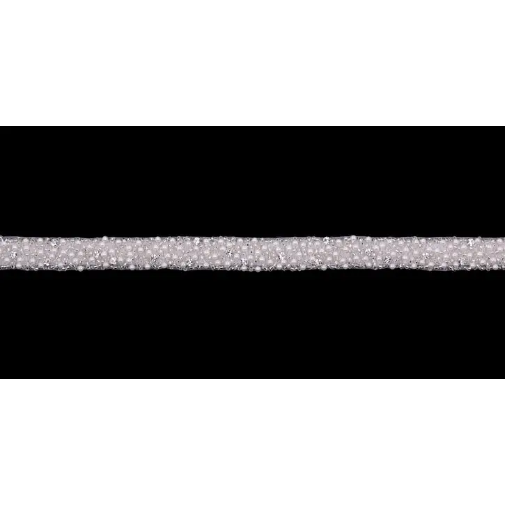 BT1987 Belt - Ivory/Silver/Clear - Accessories