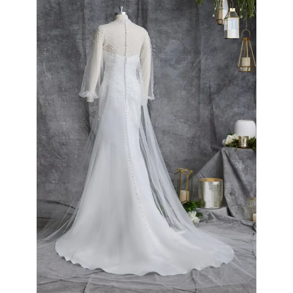 Tulle wedding jacket hotsell
