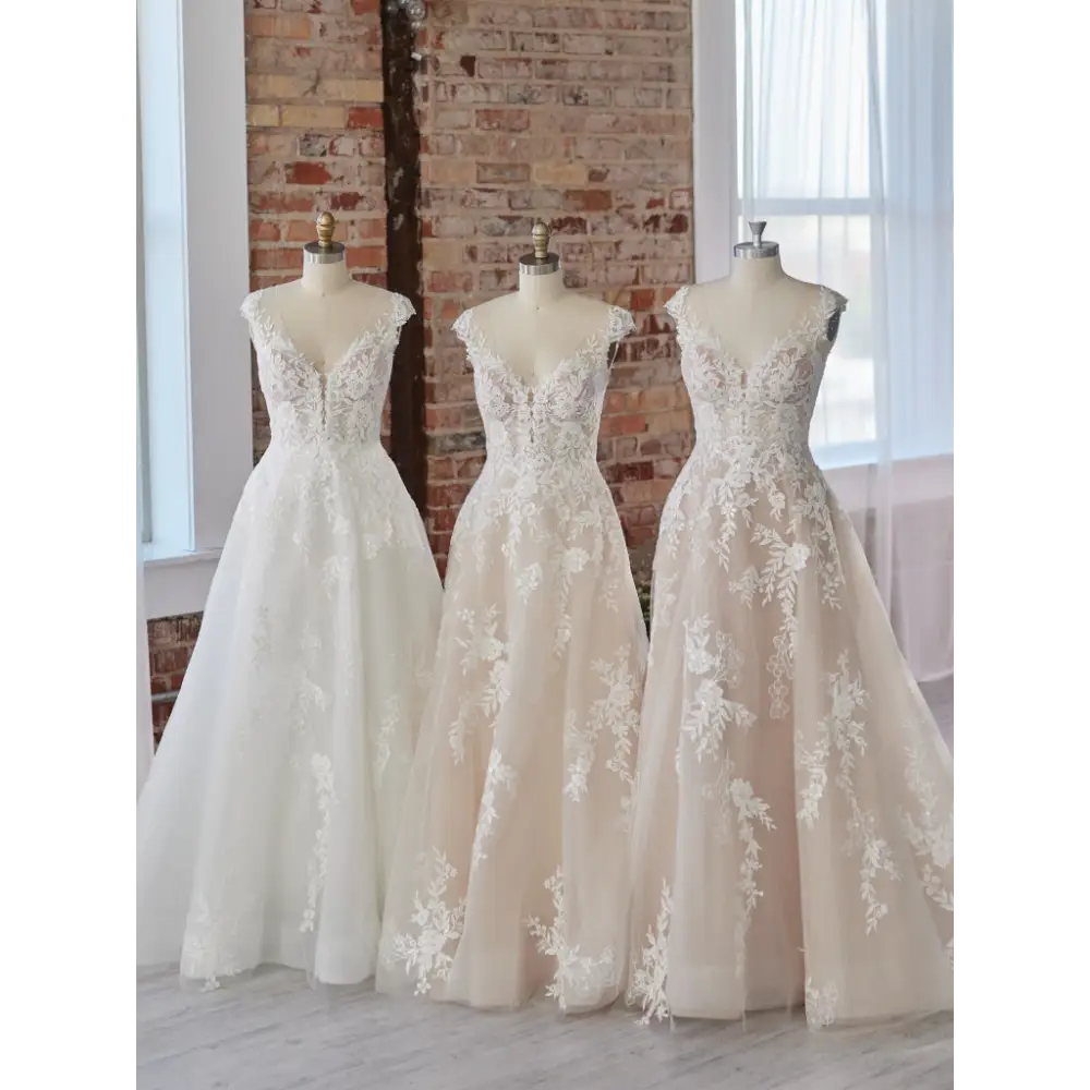 Diana by Maggie Sottero - All Ivory / Unlined Bodice -