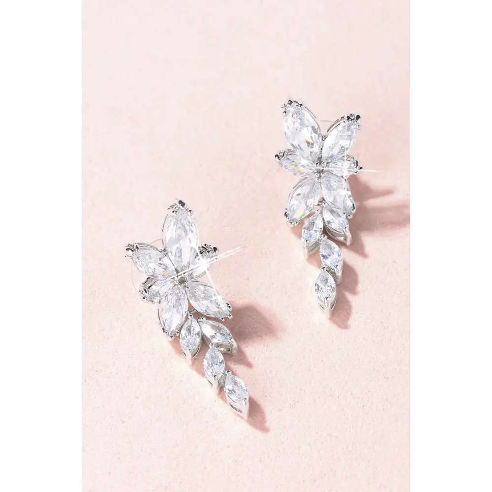 Hunter CZ Drop Earrings E016