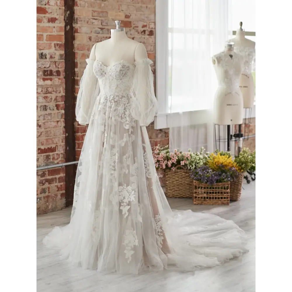 Maggie Sottero Brava Detachable sleeves