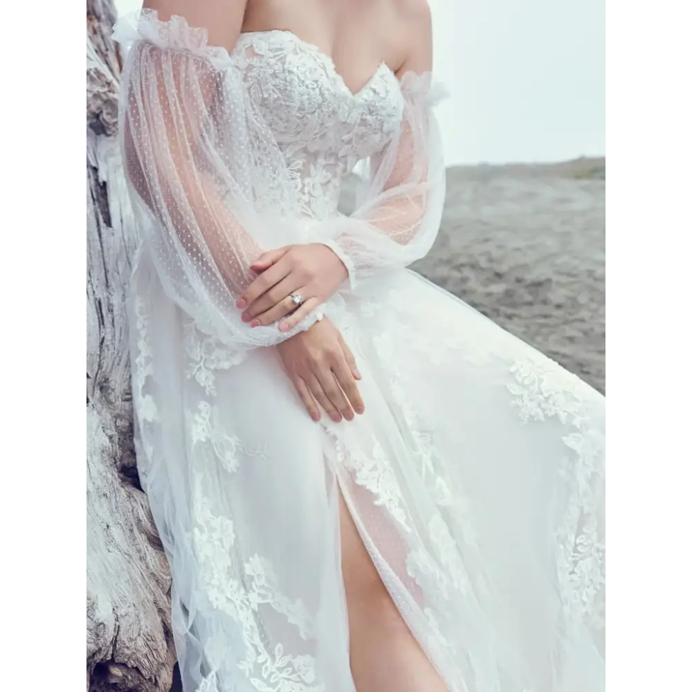 Maggie Sottero Brava Detachable sleeves