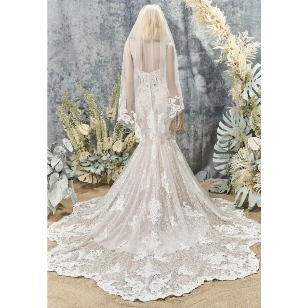 Maggie Sottero Tuscany Marie Fingertip Length Veil - All