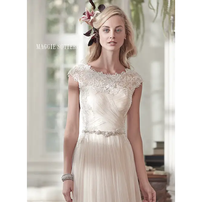 Maggie Sottero is one of the most recognized and sought after bridal gown manufacturers in the world. Established in 1997, Maggie Sottero redefined couture bridal fashion with its commitment to impeccable styling and incomparable fit at an affordable price. #utahbridalshop #weddinggowns #sandyutah #bridalcloset #brides #bridalshop #utahwedding #designerweddings #templeready #weddingaccessories #modestweddingdress