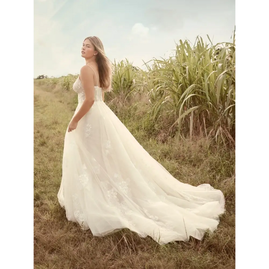 Rebecca Ingram Irene - Sample Sale - 12 / Ivory over