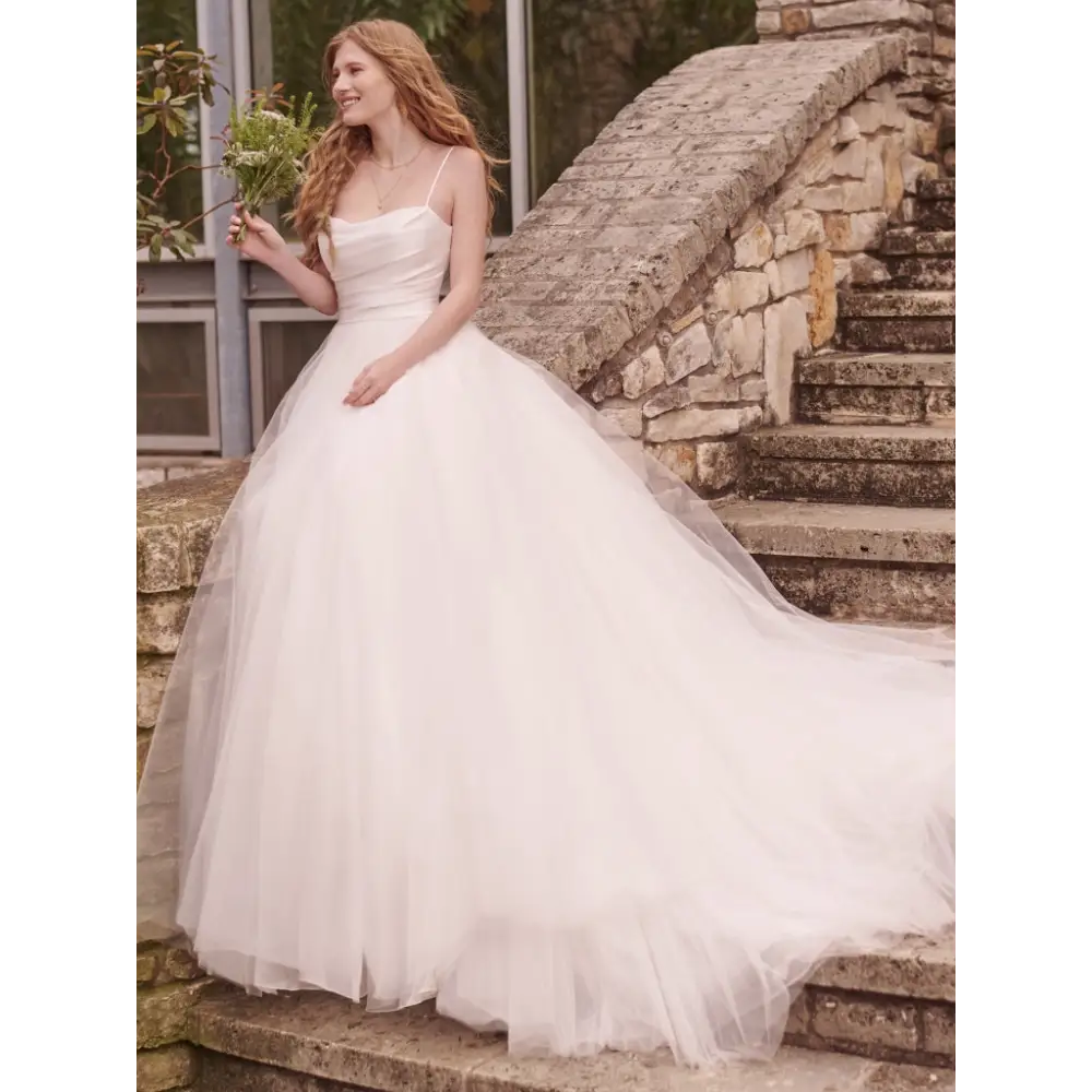 White diamond wedding sales dress