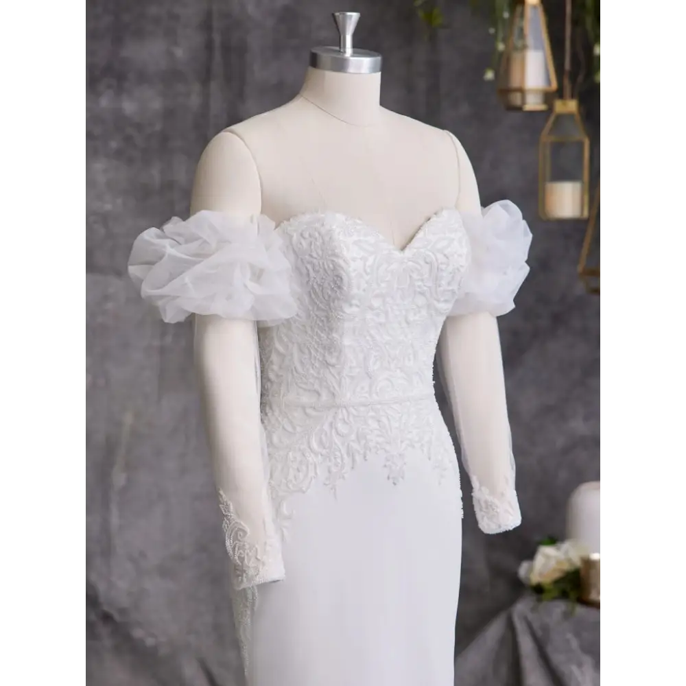 Shoshanna Puff Sleeves by Rebecca Ingram Bridal Closet