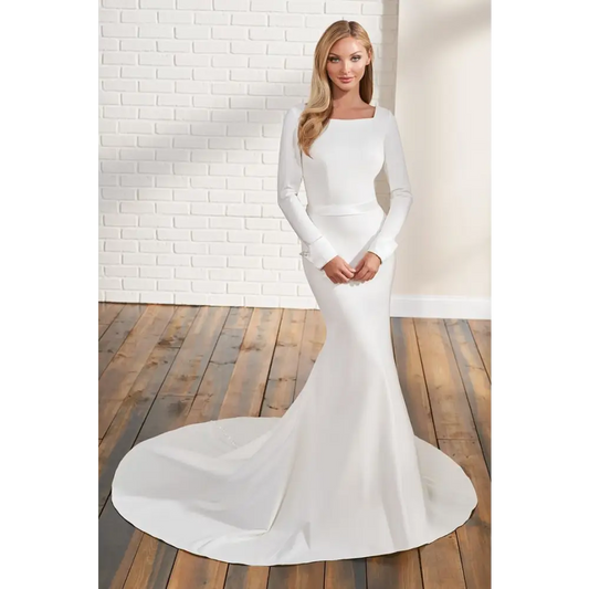 TR12294 by Modest Mon Cheri - Ivory - Wedding Dresses
