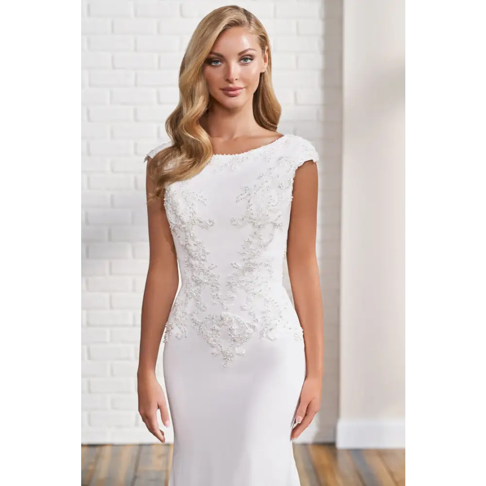TR12296 by Modest Mon Cheri - Wedding Dresses