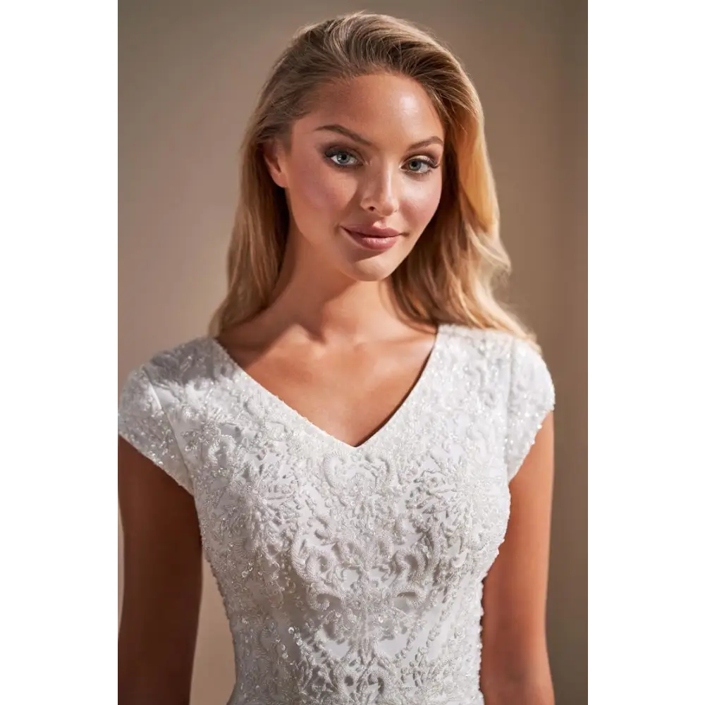 TR22174 by Modest Mon Cheri - Wedding Dresses