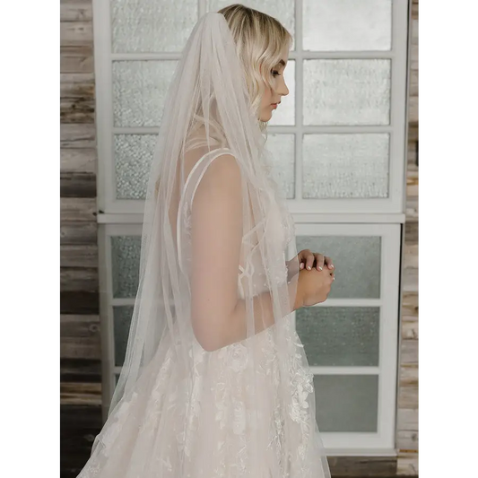 V2103SF Single Tier Veil - Ivory - Accessories