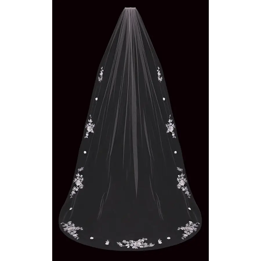 V2195C Cathedral Veil - Ivory - Accessories