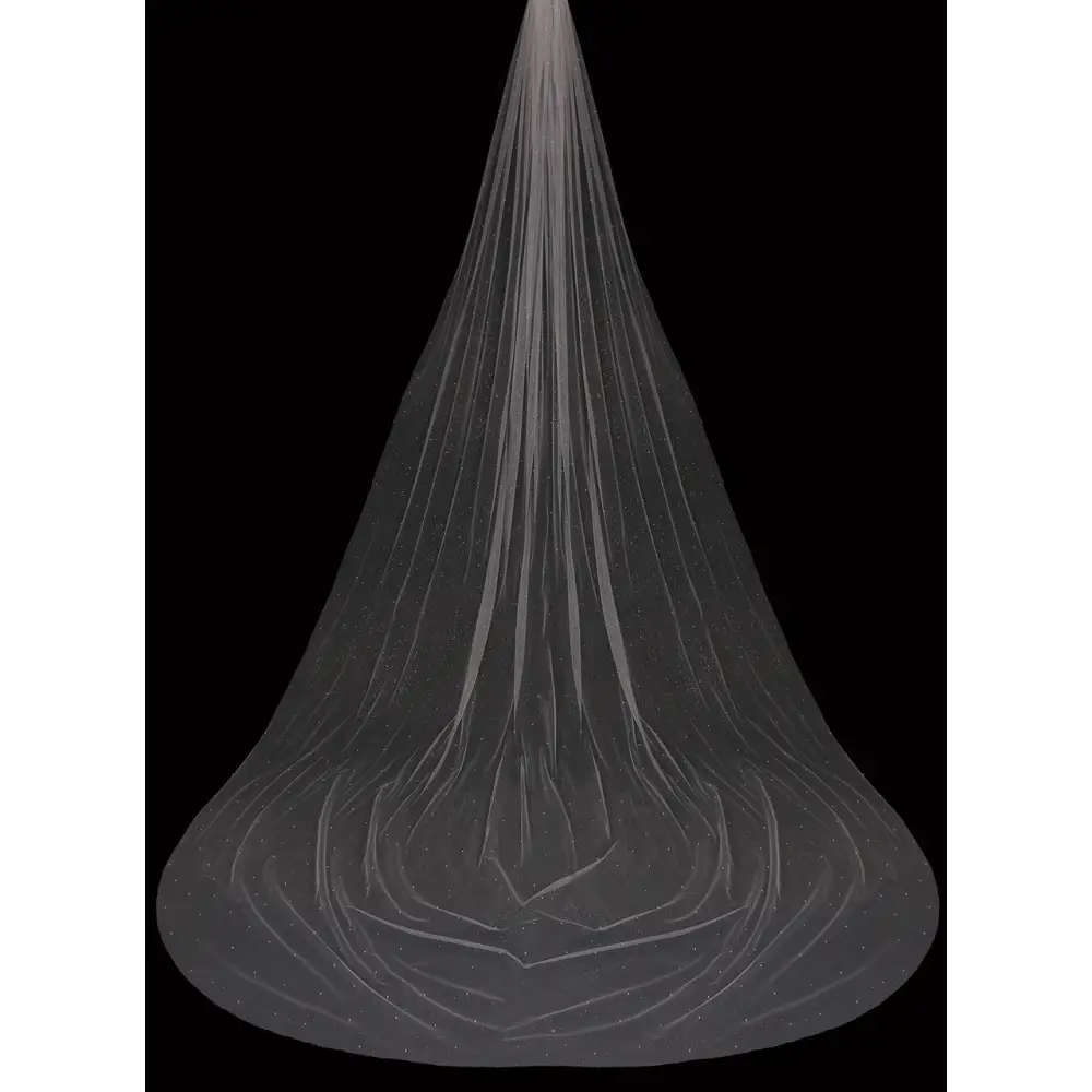 WideRoyal Cathedral Bridal Veil | V2381WRC - Ivory/Silver -