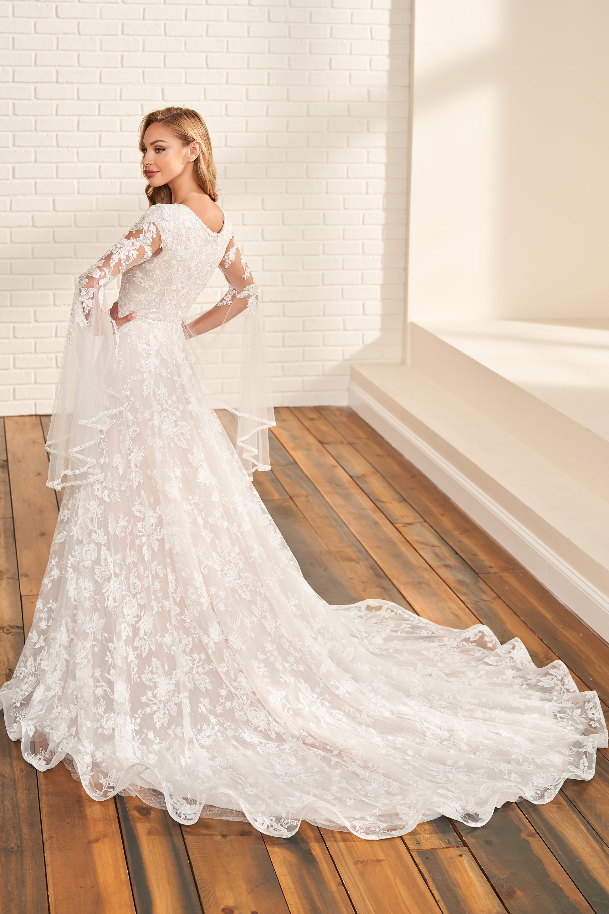MOD1817 by Mon Cheri Modest - 14 / Ivory MOD1817 by Mon Cheri Modest - 14 / Ivory