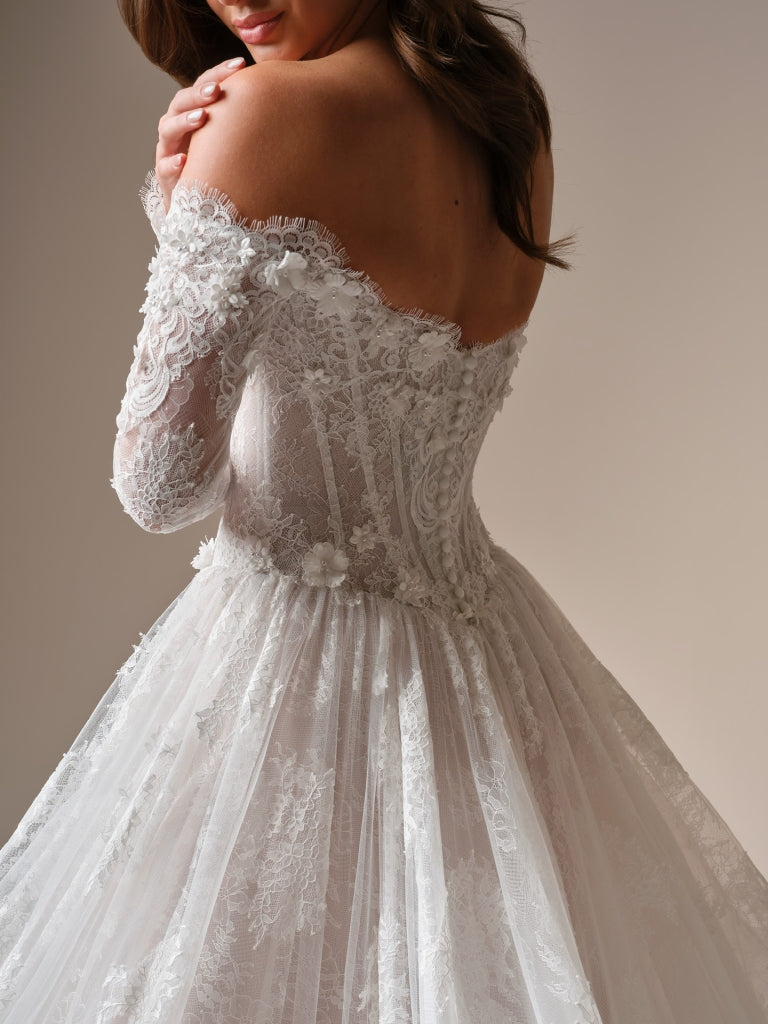 maggie sottero long sleeve dress Long Sleeved Wedding Dresses
