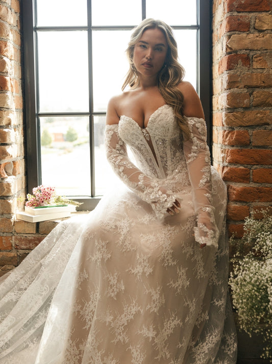 Lucca Detachable Sleeves by Maggie Sottero