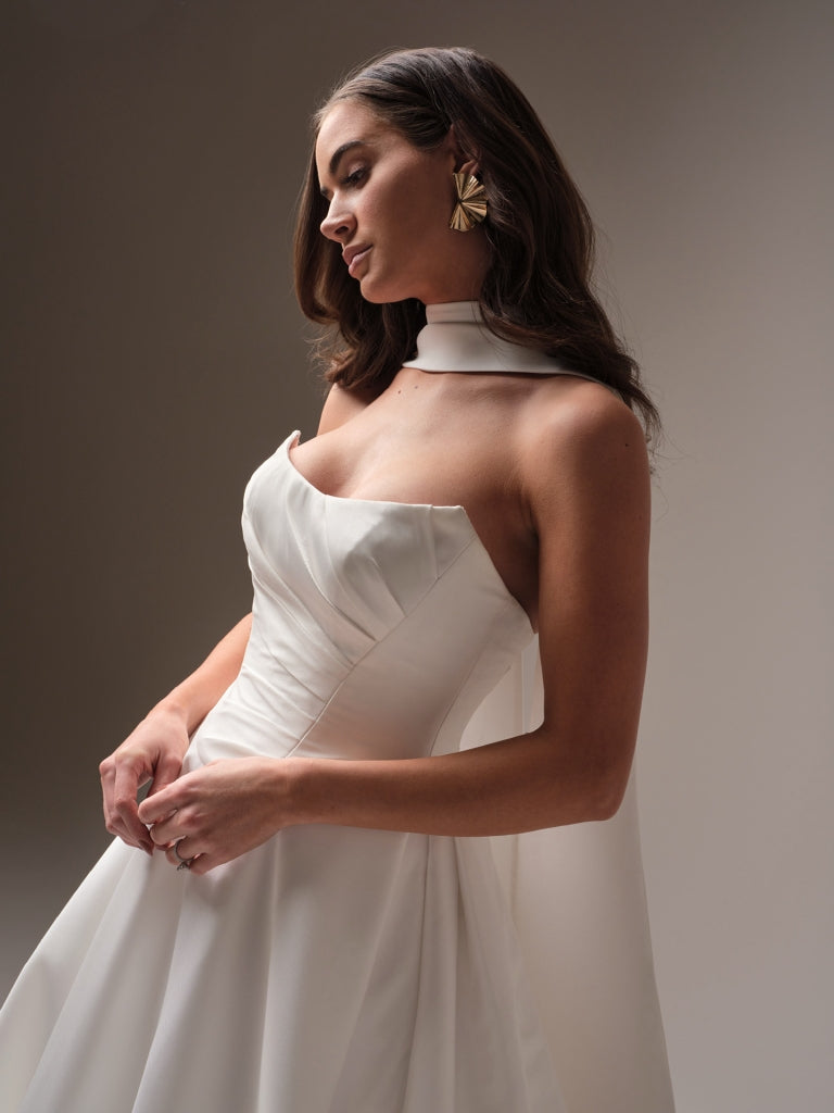 Donovan Detachable Shoulder Wrap by Sottero and Midgley