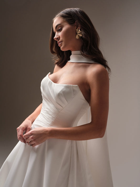 Donovan Detachable Shoulder Wrap by Sottero and Midgley