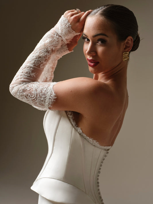 Lassen Marie Detachable Long Sleeves Bodice by Sottero and Midgley