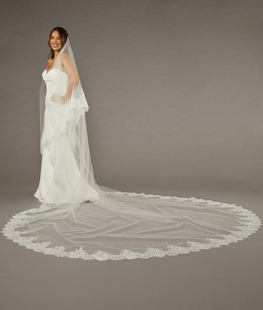 Cathedral Bridal Veil  V2383C – Bridal Closet