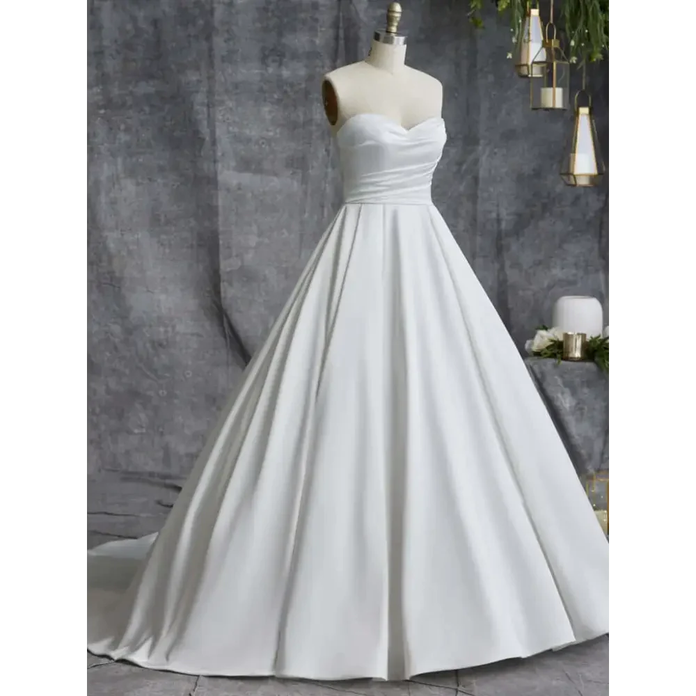 Anniston by Maggie Sottero - All Ivory / Satin
