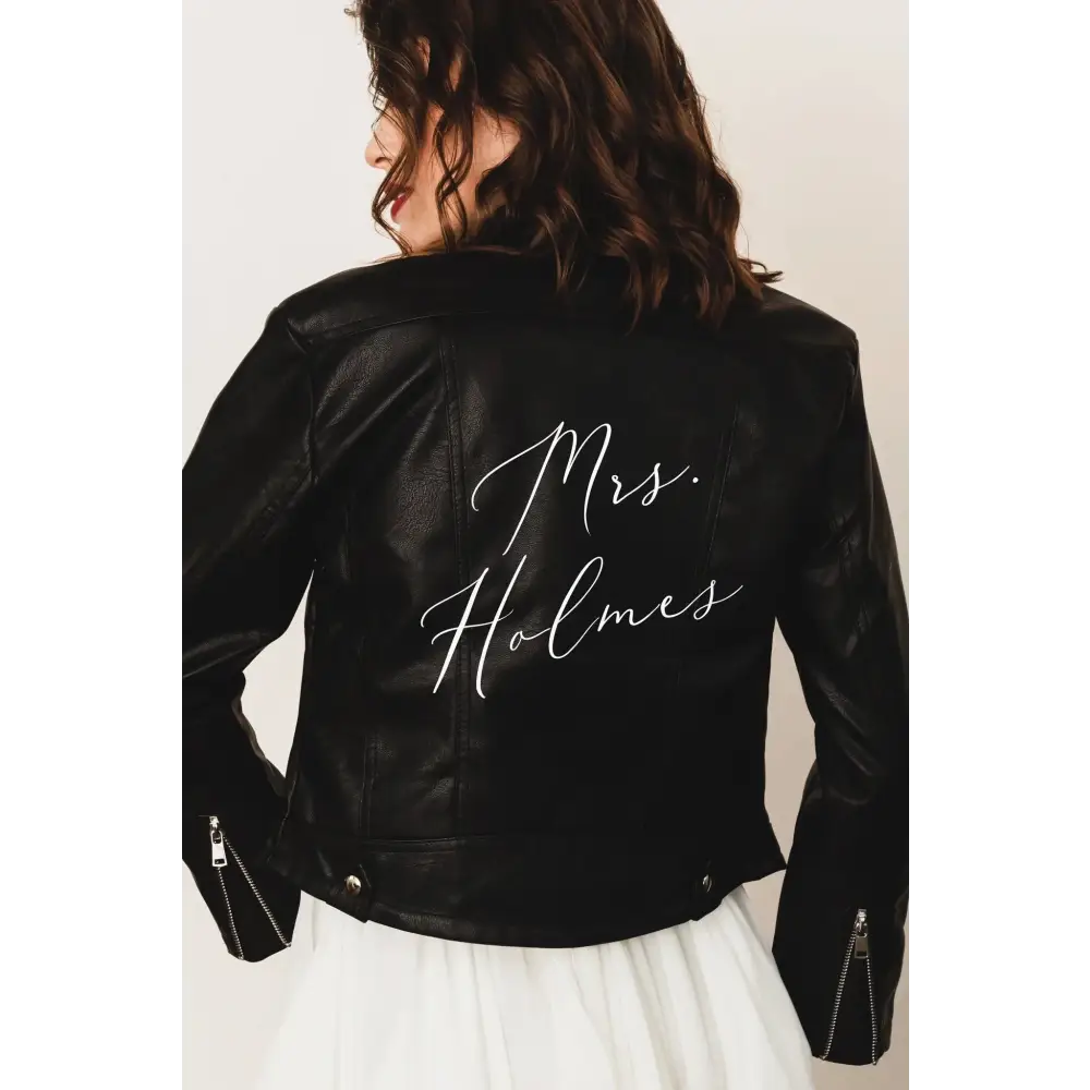 Custom Name Leather Jacket by Heirloom - Jackets