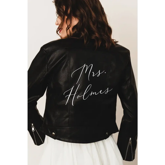 Custom Name Leather Jacket by Heirloom - Jackets