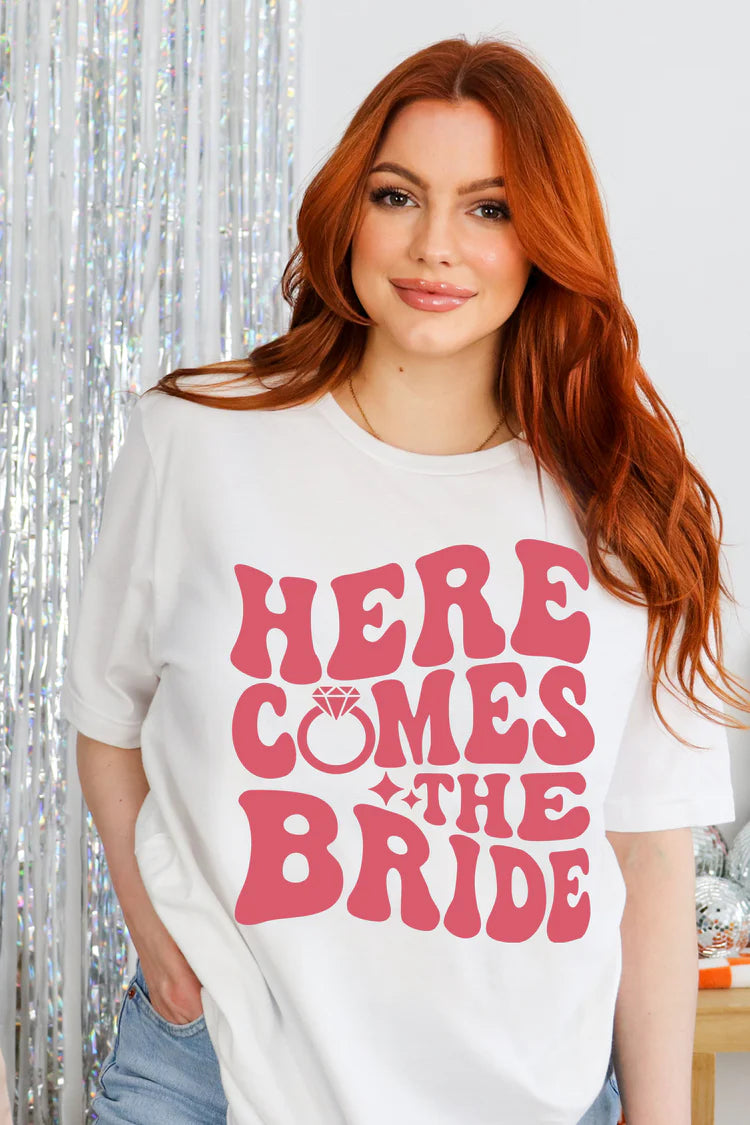 Here Comes the Bride Shirt – Bridal Closet's Wedding Apparel Here Comes the Bride Shirt – Bridal Closet's Wedding Apparel