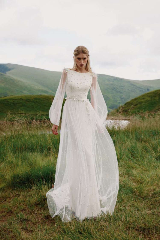Modest Long Sleeve Wedding Gowns Modest Long Sleeve Wedding Gowns