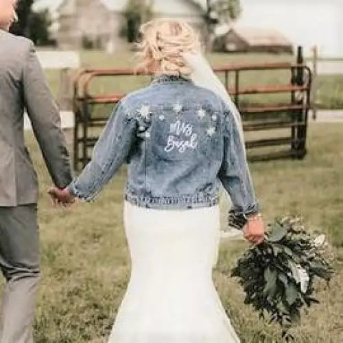 Star Struck Denim Bridal Jacket by Heirloom