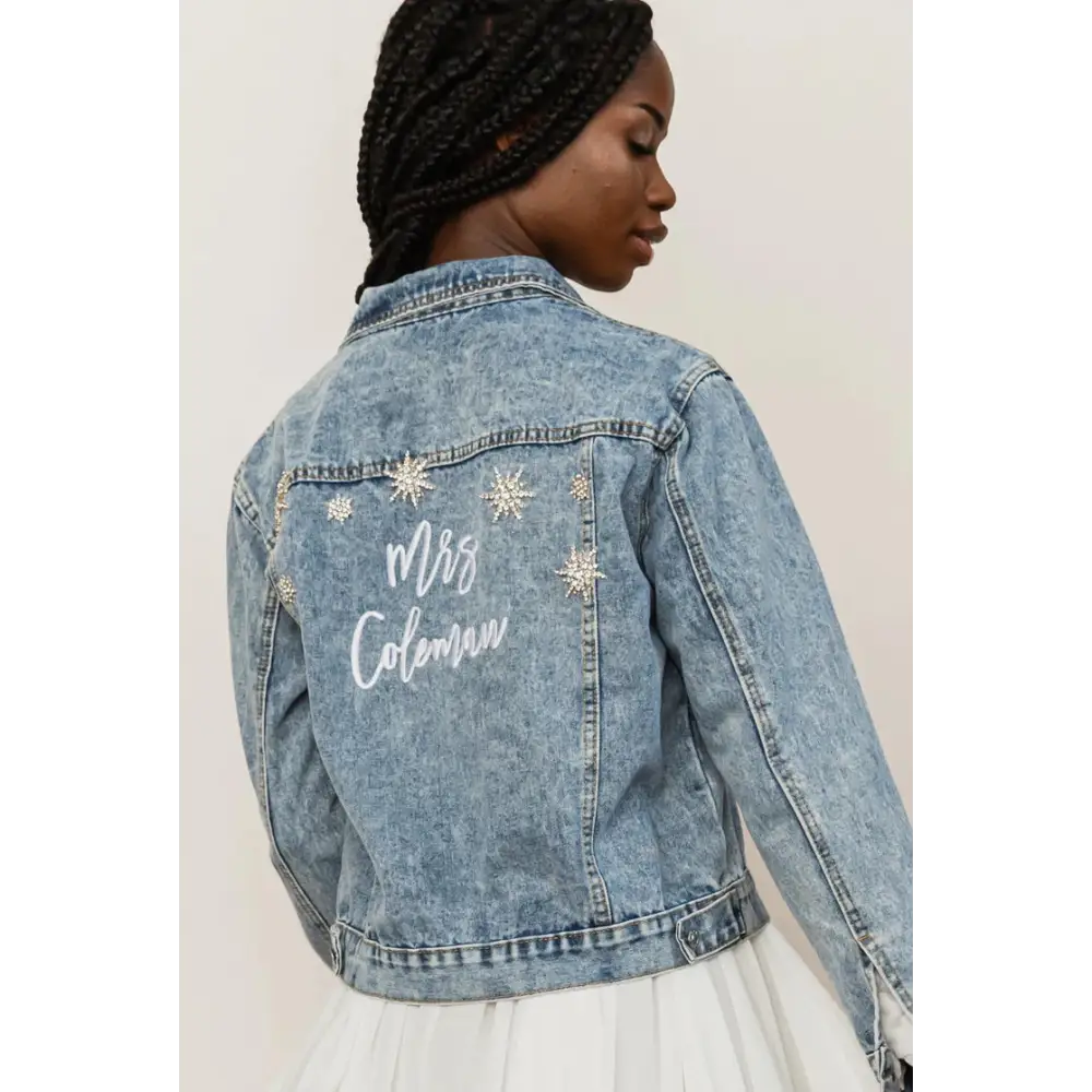 Star Struck Denim Bridal Jacket by Heirloom