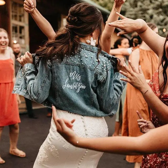 Studded Pearl Bridal Jacket by Heirloom - Jackets