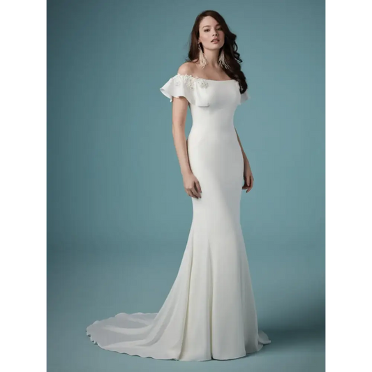 evening dress sample sale Silk evening dress