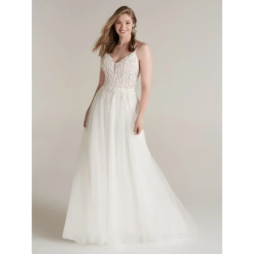 Barbara by Rebecca Ingram - All Ivory (gown with Ivory