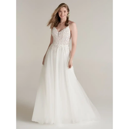 Barbara by Rebecca Ingram - All Ivory (gown with Ivory
