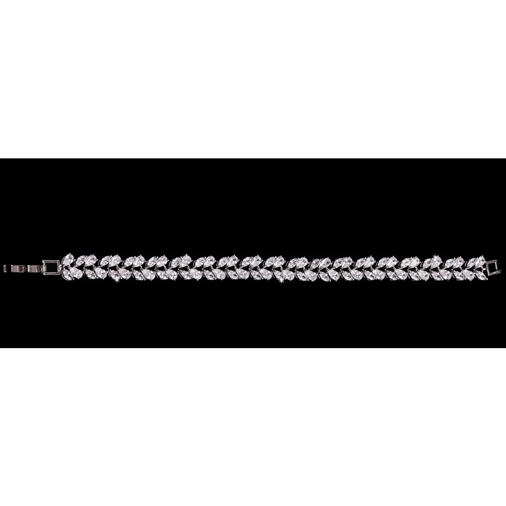 BL2174 Bridal Bracelet - SV/CL - Accessories