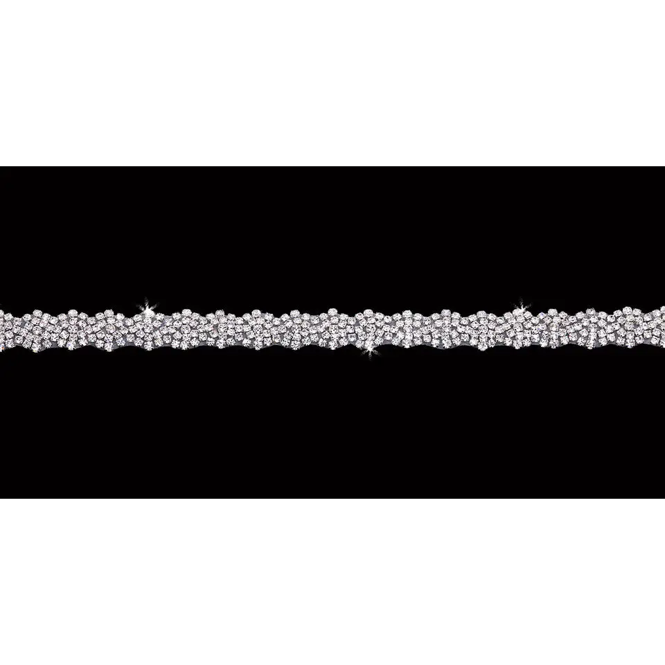 Bridal Belt | BT2375 - Ivory/Clear/Silver