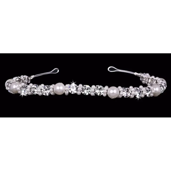 Bridal Tiara T2203 - Silver/Clear - Accessories