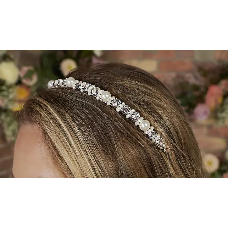 Bridal Tiara T2203 - Silver/Clear - Accessories