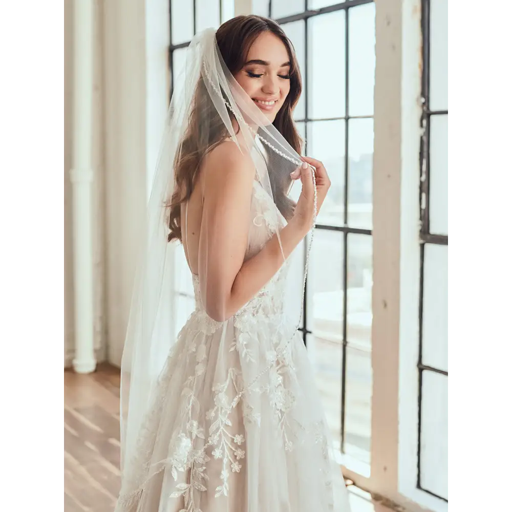 Bridal Veil | V2380SF - Ivory - veils