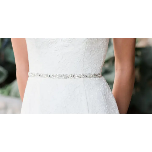 BT1986 Belt - Ivory/Silver/Clear/Natural - Accessories