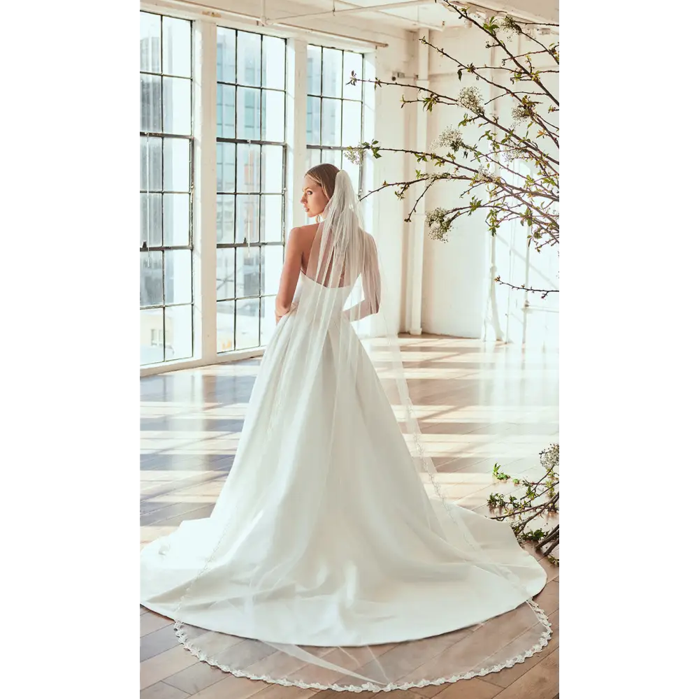 Cathedral Bridal Veil | V2383C - Ivory - veils