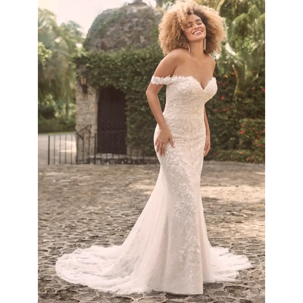 Charmaine by Maggie Sottero - Sample Sale - 12 / Ivory over
