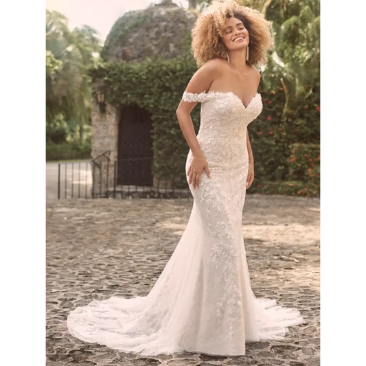 Charmaine by Maggie Sottero - Sample Sale - 12 / Ivory over